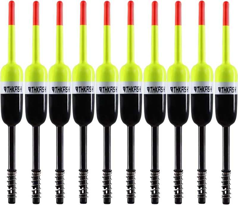 THKFISH Fishing Bobbers Fishing Floats and Bobbers Slip Bobbers for Fishing Balsa Floats Crappie Fishing Bobbers Fixed Bobber (1.5"X0.59"X5.4") (2.5"X0.59"X5.4") - Image 1